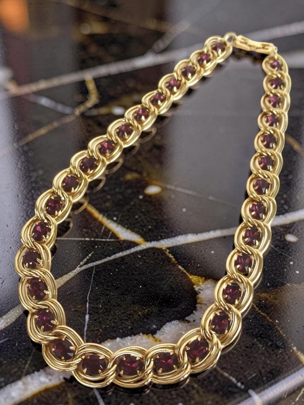 GIVENCHY Crystal Chain Link Necklace ✨🤩 - Picture 1 of 13